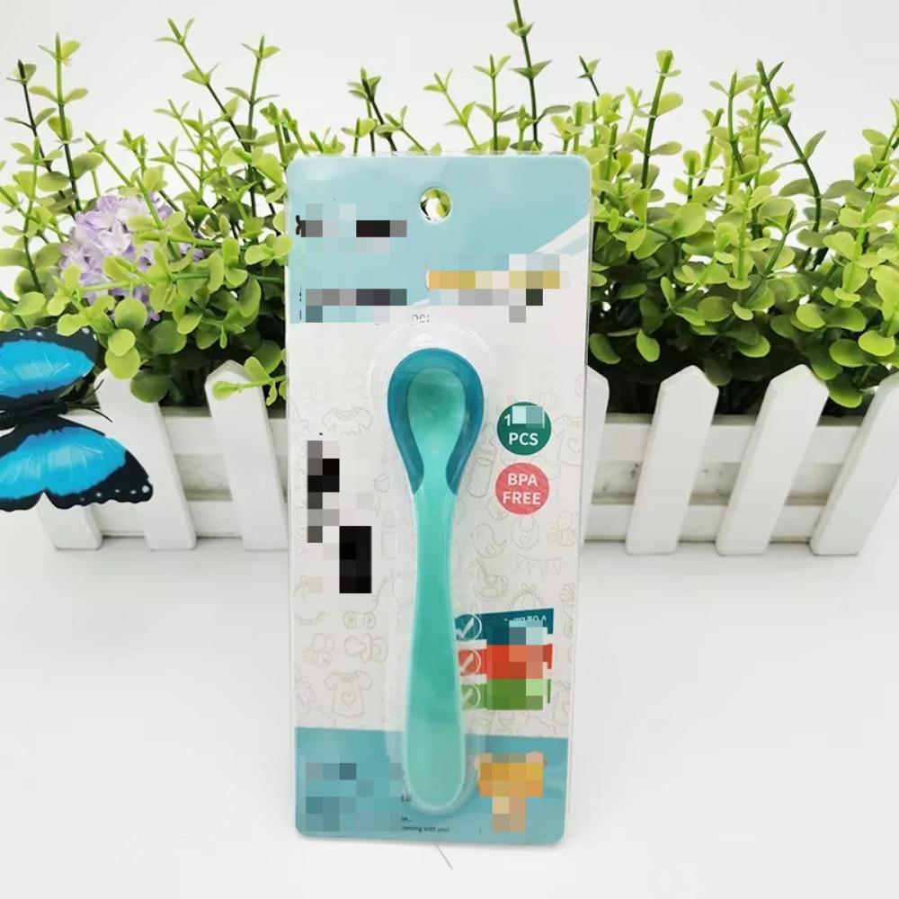 

Силиконовая мягкая ложка для кормления с функцией изменения цвета и чувствительностью к температуре для малышей, столовые приборы для малышей, не содержащие бисфенол-А, аксессуары для младенцев, инструменты для кормления синий
