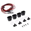 4Pcs Led Spotlight Roof Light Lampshade For 1/10 Rc Crawler Car Axial Scx10