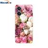 Oppo A3x A3 4G 5G Kılıfı CPH2669 Boyalı Çiçekli Kapak Darbeye Dayanıklı Telefon Kılıfı Oppo A3x OppoA3 OppoA3x İçin Yumuşak TPU Kılıflar Kılıf