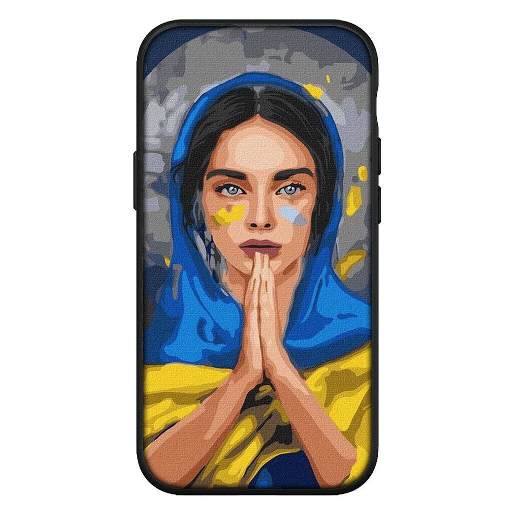 For iPhone 17 16 15 Xiaomi Poco F7 F8 X7 X6 C85 C75 C71 M8 Redmi Note 14 13 12 11 Pro Max 14C 13C 15C A3 Phone Case Ukraine Flag Ukrainian Girl Cover