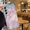 Phone case: 2D flat, suitable for Samsung Galaxy A34 A35 M05 M06 S20 S22 S21 FE Plus 5G protective case, sweet girl style, perfect Christmas and Hallo