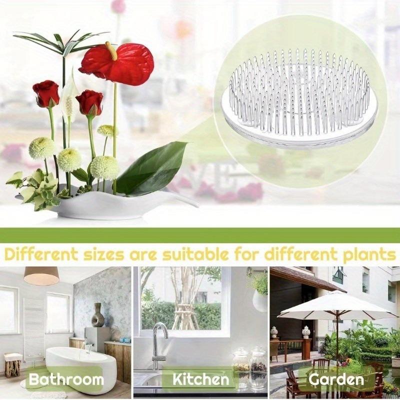 1PC Three Suction Cup Buckle Plastic Transparent Jian Shan Flower Vase Zen Decorative Base