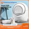 Custom Large Intelligent Fully Automatic Cat Litter Box High Capacity Easy Clean PP Deodorizing Silent Pet Supplies Convenient