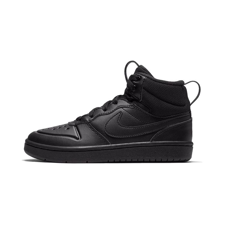 Nike Court Borough Mid 2 Boot Kids Sneakers Black Kids Sneakers BQ5442-001