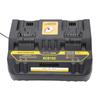 Fast Charging DCB102 Li-ion Battery Charger For DeWalt 12V 14.4V 18V 20V DCB105 DCB200 Double Charging Postion with USB Port New
