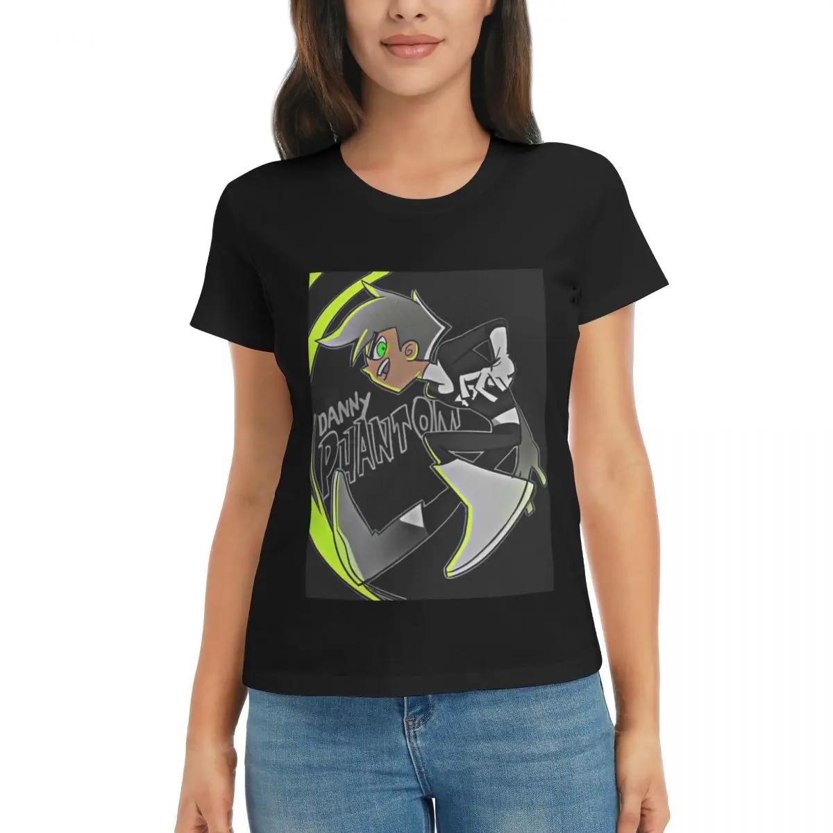 

Women TShirt Danny Phantom Summer Short Sleeve Tees Crew Neck Cotton T Shirts Clothes Tops Streetwear 4XL