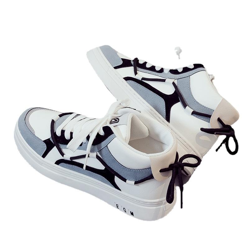 Fashion 2024 winter fashion new high-top comfortable trendy shoes trendy versatile casual sports sneakers white shoes  men shoes