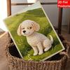 Schönes gerahmtes Perlenmalerei-Set Niedliches Hunde-Welpen-Design DIY 3D-Perlenkunst-Leinwand Kreative Wanddekoration Perfektes einzigartiges Geschenk für Erwachsene
