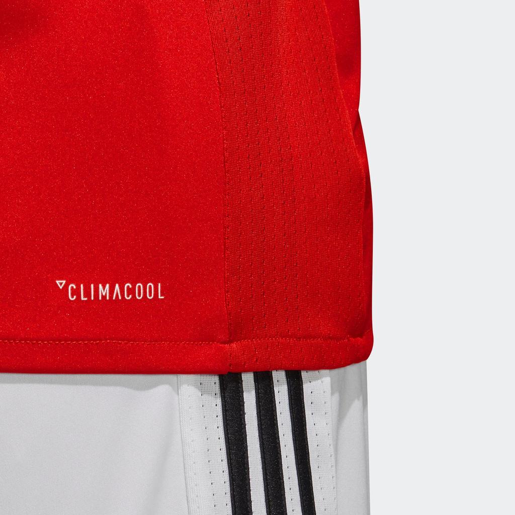 Adidas Manchester United Fan Edition Letter Print Short Sleeve Soccer Jersey Men Tops Red Bs1214