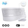 Keyboard and Mouse Subblim SUBKBC-DCOPW1 White Spanish Spanish Qwerty QWERTY