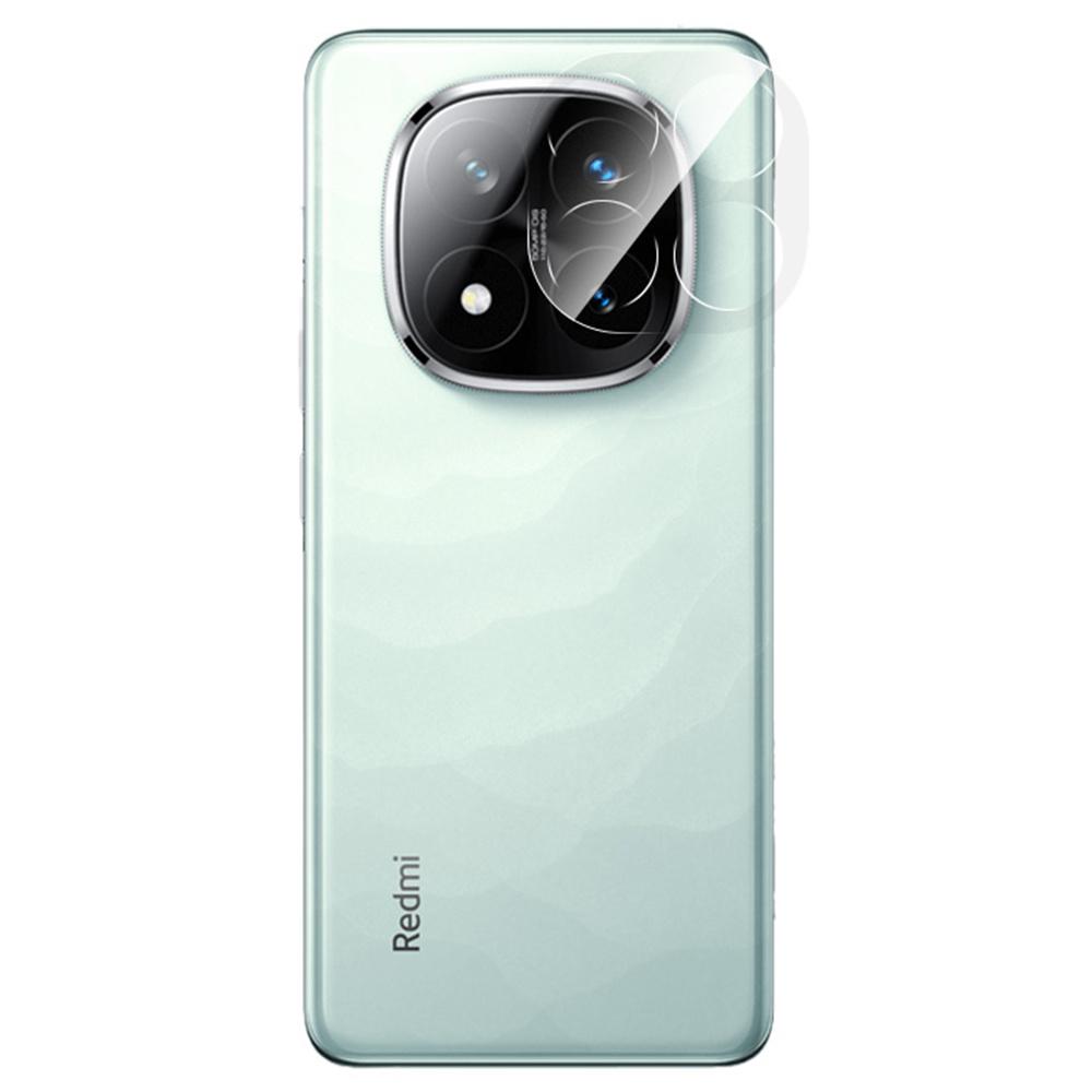 

RURIHAI For Xiaomi Redmi Note 14 Pro 5G/Poco X7 5G Camera Lens Protector 3D Clear High Aluminum-Silicon Glass Lens Film Type A
