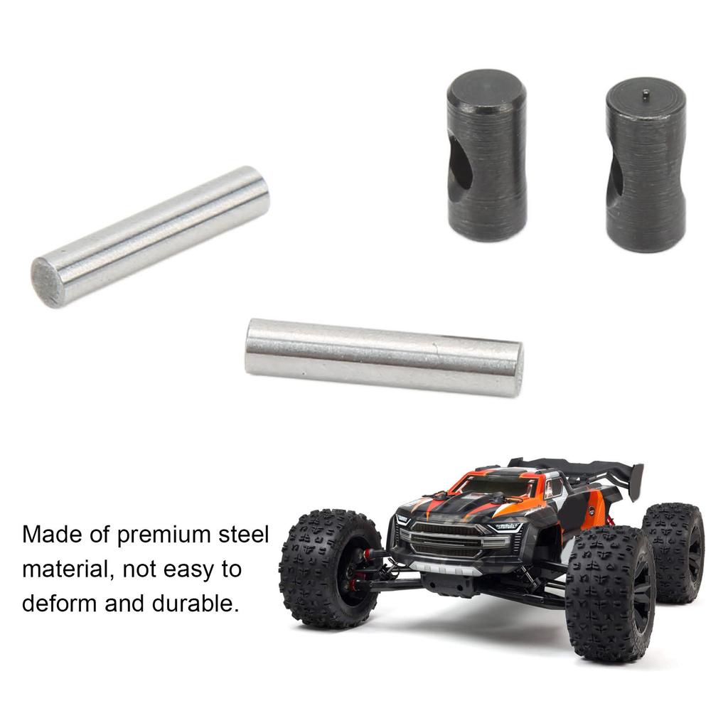 Front and Rear Driveshaft Pin Steel Drive Shaft RC Accessory Set Kit for ARRMA 1/5