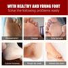5 par eksfolierende fotmaske Fruktsyreforyngelse Fjern hard hud Skrubb Aha 30%+Bha 2% peeling Glatt fuktighetsgivende helse