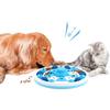 Pet Slow Feeder Bowl and Toy: Leaking Food Tray for Cats and Dogs, Educational Feeding Toy