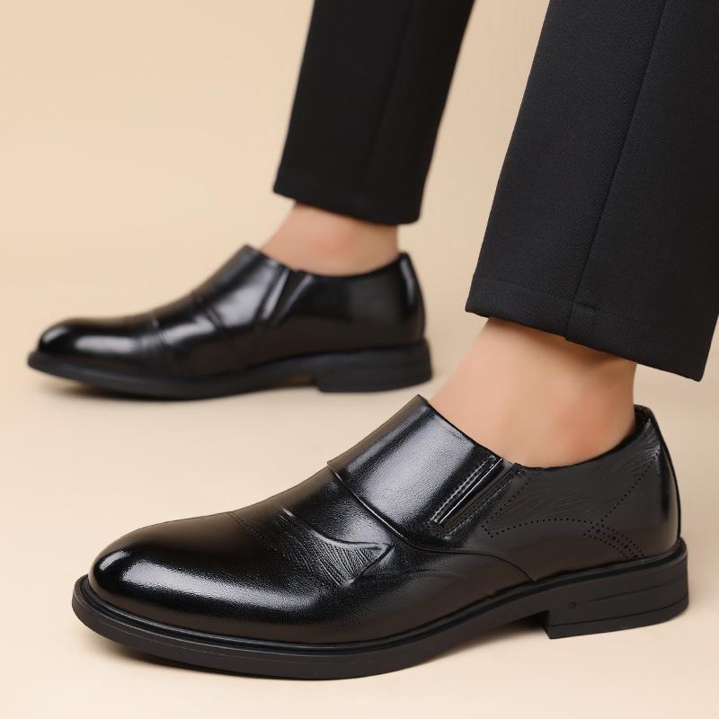 Fashion High Quality Brand Men's Casual Leather Dress Shoes Classic Business Formal Oxford Shoes Flat Designer Outdoor Comfy Loafers
