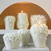 Creative Silicone Candle Mold 3D Vine Flower Shape Ornament Moulds Silicone Craft Molds Silicone Texture for Crafting