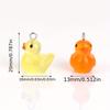 20Pcs Random Mix Colorful Luminous Duck Charms Cute Animal Pendants For Jewelry Making Diy Necklace Bracelet Earrings Key Chain