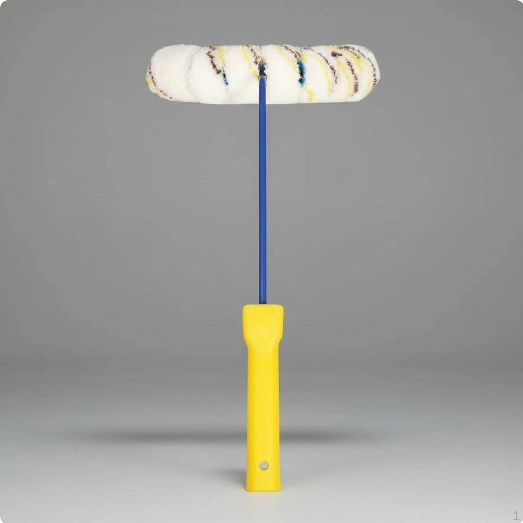 Pipe Paint Roller Professional Results Railing Painter Tool Washable and Reusable Curved