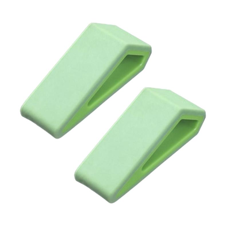 

2Pcs Lightweight Portable Laptop Stand Small Laptop Cooling Stand Slip Resistant Silicone Tilting Pad Small Tablet Stand зелёный