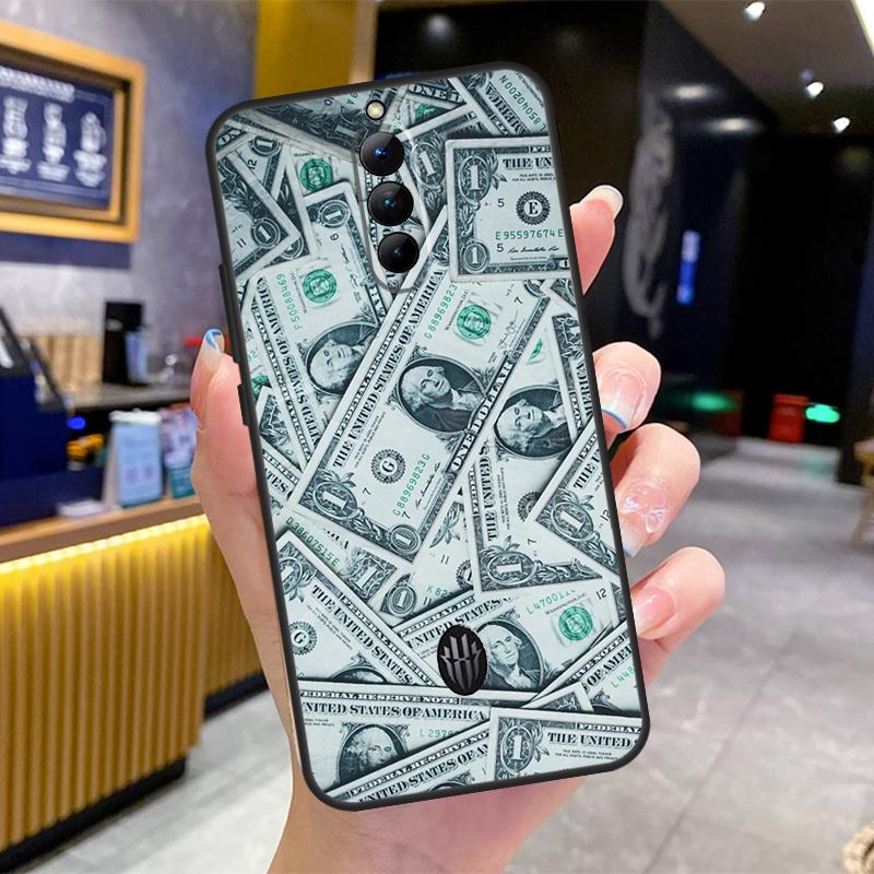 Banknote Dollar Cash Money Case For Nubia Red Magic 8S 9S Pro Plus 6S 7S 6 7 Pro 6R 5G RedMagic 9 8 10 Pro Plus Cover