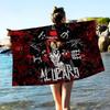 Anime H-Hellsing Mikrofaser Bedrucktes Strandtuch Bergsteigen Yoga Strand Schwimmen Laufen Saugfähiges Weiches Handtuch
