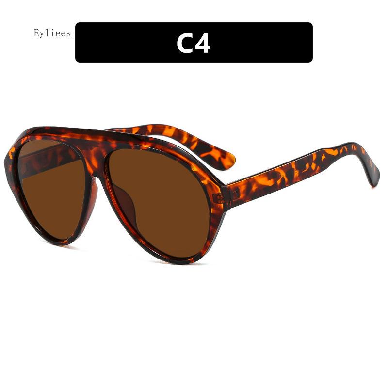 New Oversized Eyewear Fashion Vintage Sunglasses Women Brand Designer Retro Goggle Sun Glasses Female Ins Popular Colorful