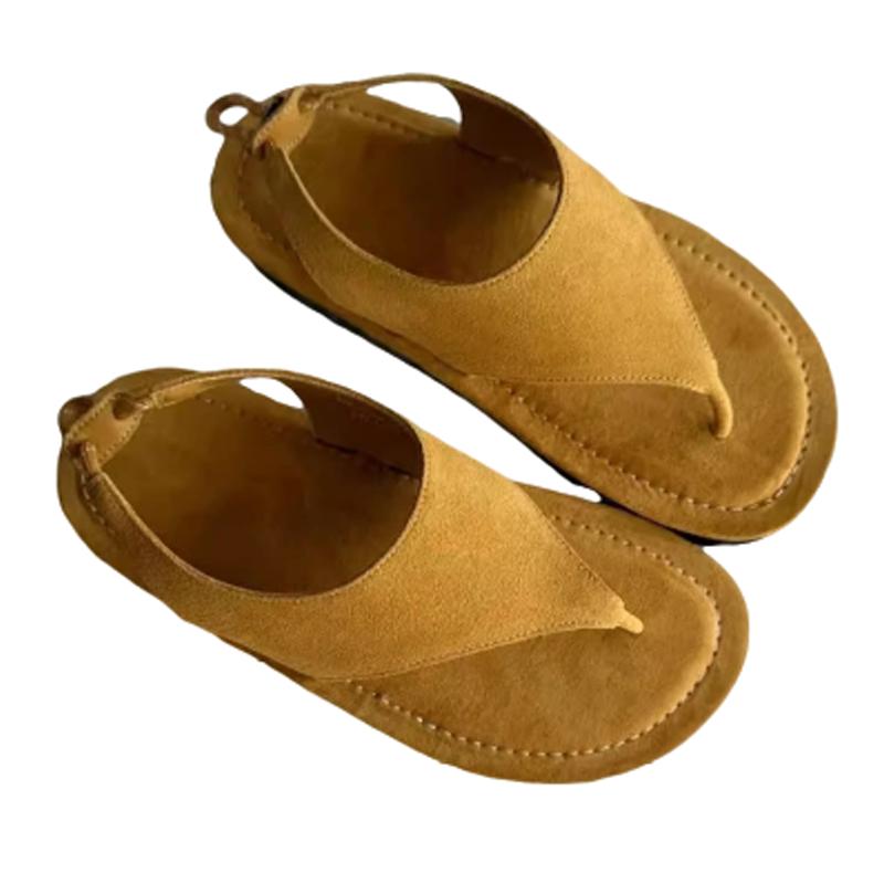 Clip Toe Women Sandals Casual Flats Fashion Shoes Woman Cozy Walking Slippers 2025 Summer Brand Trend Beach Sandalias De Mujer