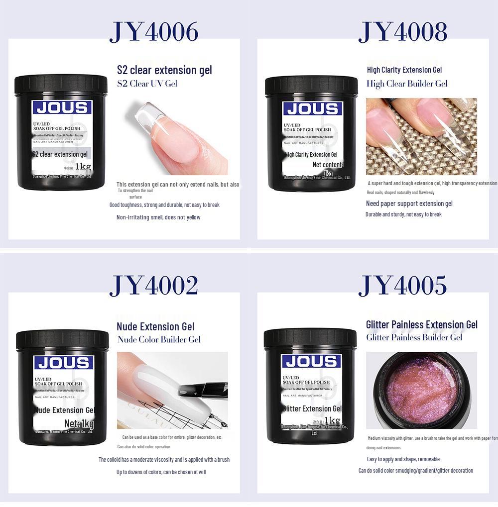 JOUS 3D Stereo Soft Candy Glue Non-Sticky Kneading Clay for DIY Beading, 1kg