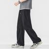 American solid color casual pants men's summer new loose straight wide leg drape tooling trousers wholesale
