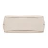 Coach Gallery 32 Unifarbene Metall-Logo-Tasche aus Leder mit Kreuznarbung für Damen, Tote Bag, Weiß 79608-IMCHK