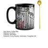 Mechanic Toolbox Mug Ceramic Funny Toolbox Coffee Mug with Spoon for Mechanics Novelty Gift for Dad Husband Car Lovers
