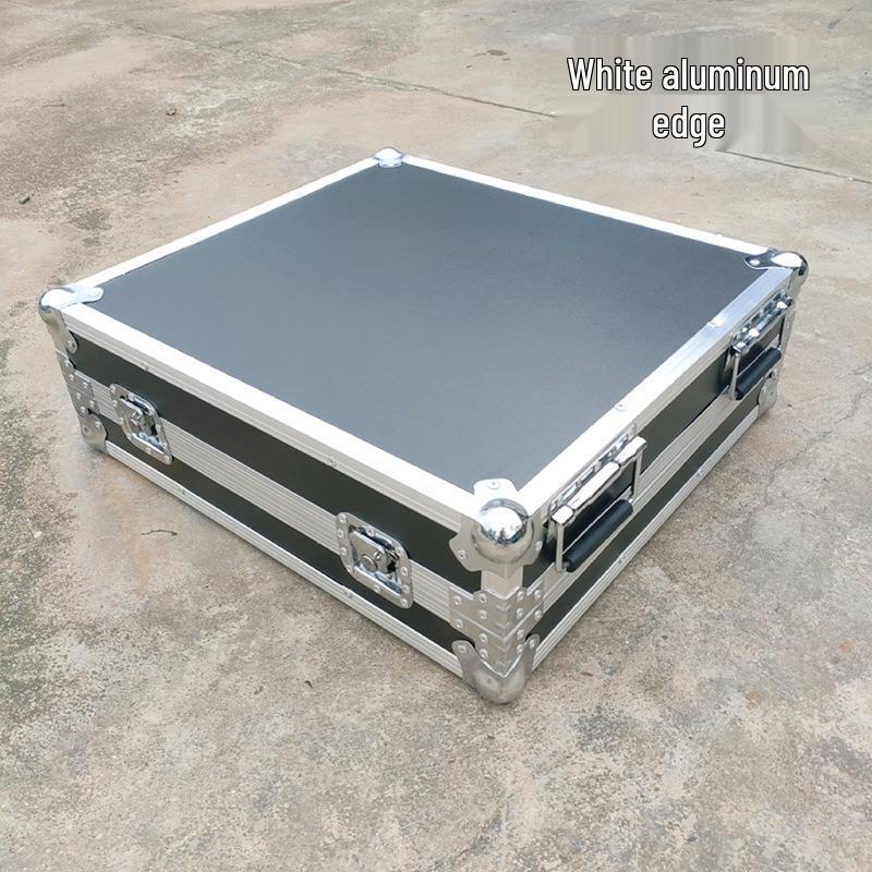 12-Channel Soundcraft Mixer Flight Case for MG166CX/MG16XU White Aluminum Edge MG12 Case with Inner Edge Slot