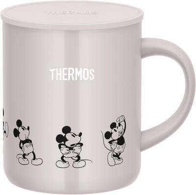 Termos Vakuově izolovaný Disney Mickey Bílý WBE Hrnček, 350 ml, Myš, Béžový, JDG-351DS