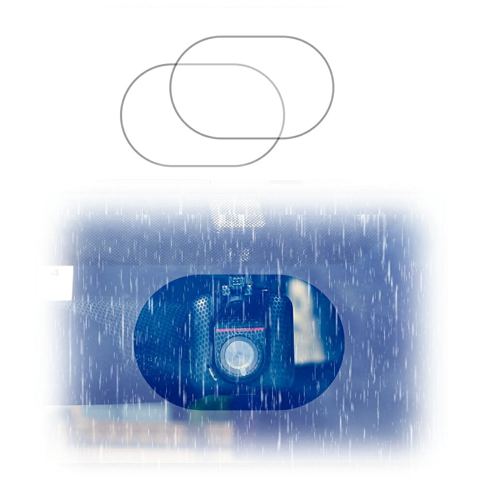 

Набор из 2 частей ClearView, Сделано в Японии, Гидрофильная пленка, Для заднего стекла автомобиля (Регистратор дисков), 100mm x 140mm