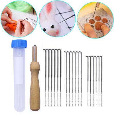 Basteln, Filzwerkzeug, DIY-Filznadeln-Set, Filz-Starter-Set, gemischt