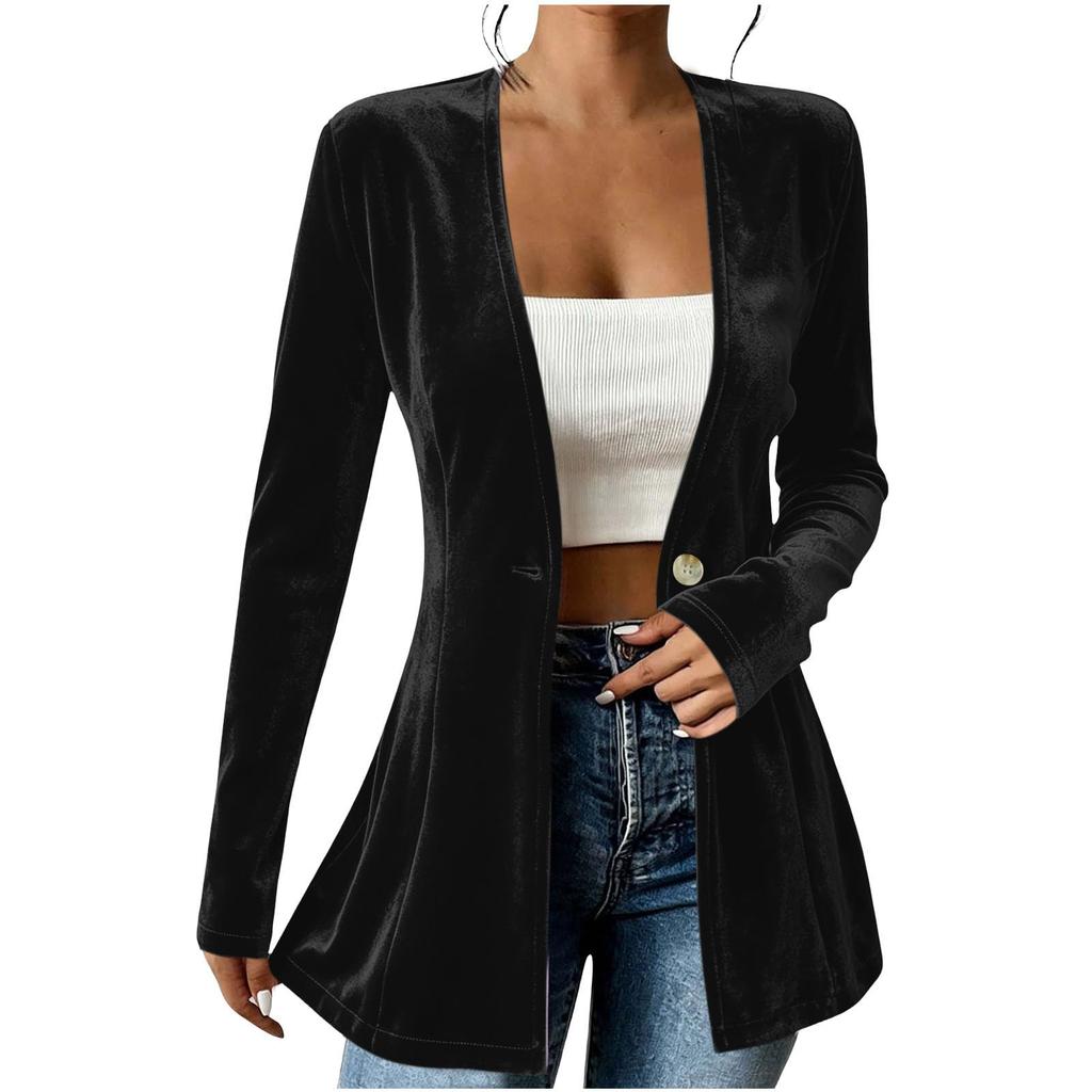 Women's Fashion Long Sleeve Casual Cardigan for Work Commute
