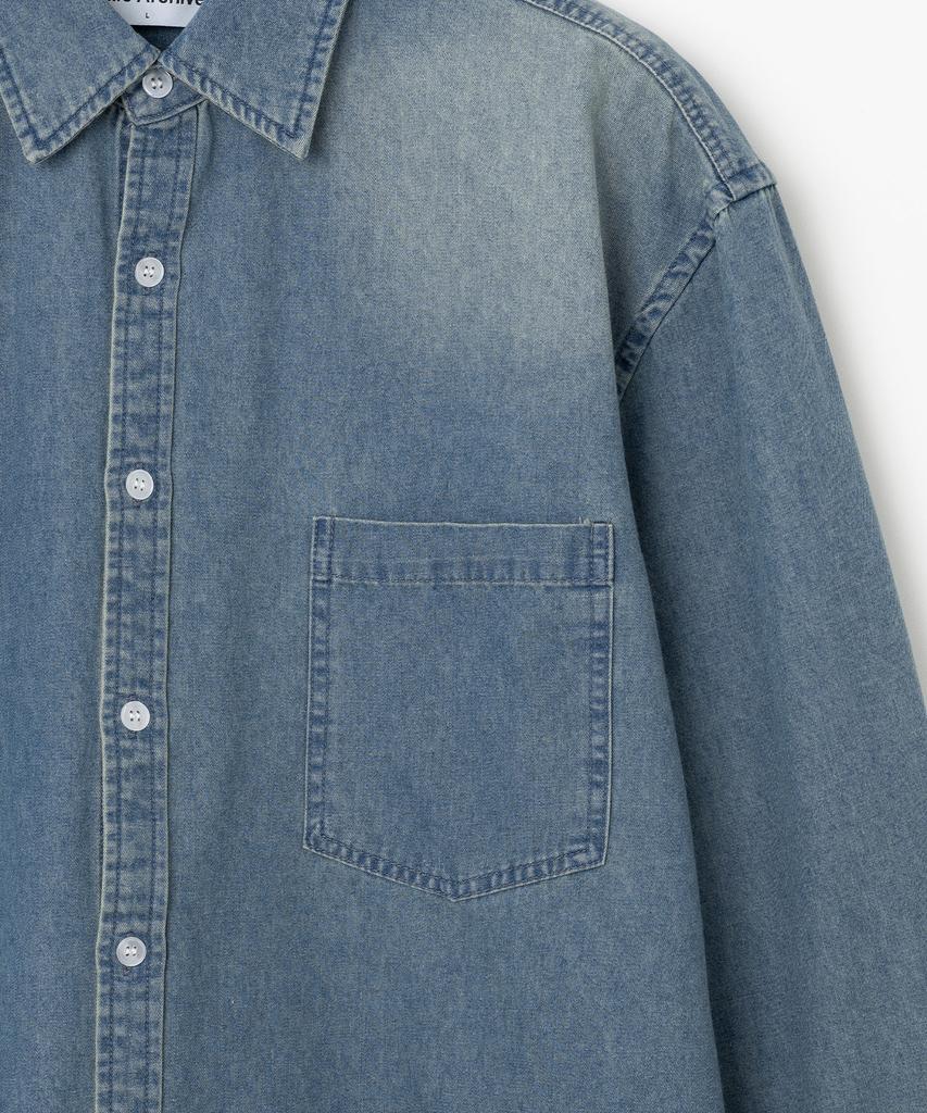 MILLO ARCHIVE Fading Denim Shirt [Fade Blue]