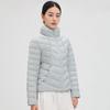 Down jacket women's short white duck down light and thin winter new fashion foreign style stand-up collar slim-fitting small jacket