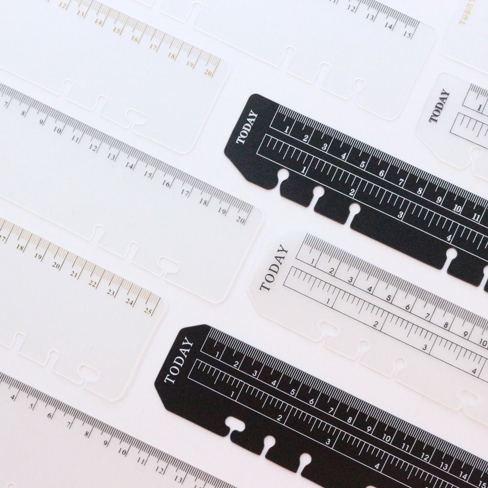 Ruler Loose Leaf Notebook Bookmark Ruler A5 A6 A7 Bookmark Straight Ruler Index Ruler Separator