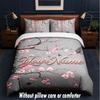 Andere ähnliche Designs Thema Benutzerdefinierter Text oder Name 3-teiliges Bettwäsche-Set, 1 Bettlaken & 2 Kissenbezüge Personalisierte Heim-Bettwäsche