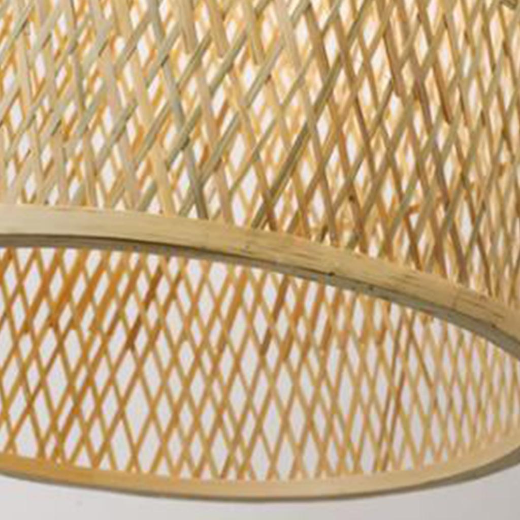 Bamboo Pendant Light Hand Woven Natural Bamboo Pendant Ceiling Light Fixture Distinctive Modern