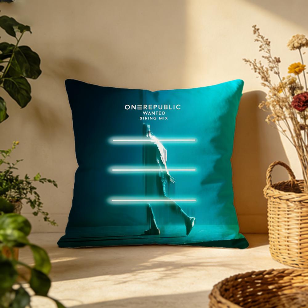 Stylish OOneRepublicable Cushion Cover Versatile DoubleSided Pillow Case Fit for Sofa Bed Car Daily Decor