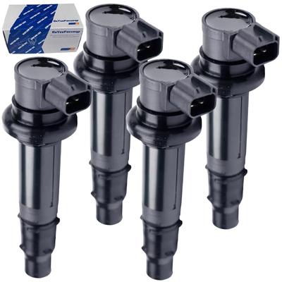GzYcsFocusqp 4 PCS F6T568 FOR Ignition Coil Yamaha 06-14 FZ1 2015 FZS1 09-16 Vmax