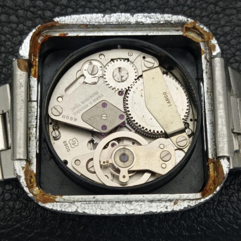 VINTAGE LANCO WINDING SWISS MENS ORIGINAL DIAL WATCH A700336-5 R202-a700336