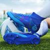Men Soccer Shoes Football Boots High Ankle Kids Soccer Cleats Training Sport Sneakers Ultralight Grass Football Shoes