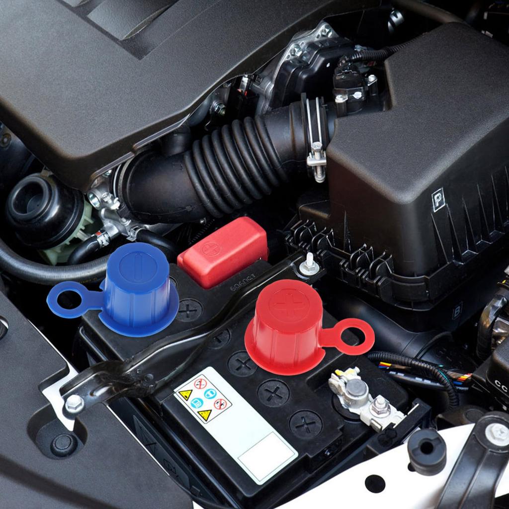 DONFAMDS 1 Pair Terminal Cover Cap Car Terminal Cover Terminal