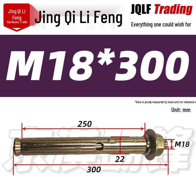 Small Head Carbon Steel Expansion Bolt - Zinc Plated Seamless Round Hole Pipe Mini