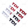 emsqc4 New 3D TDI Turbo Direct Injection ABS Adhesive Car Trunk Emblem Rear Body Tailgate Accessories Adhesive Styling Badge