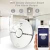 WiFi-Rauchmelder Smart Feueralarmsensor Drahtloses Sicherheitssystem Smart Life Tuya APP-Steuerung