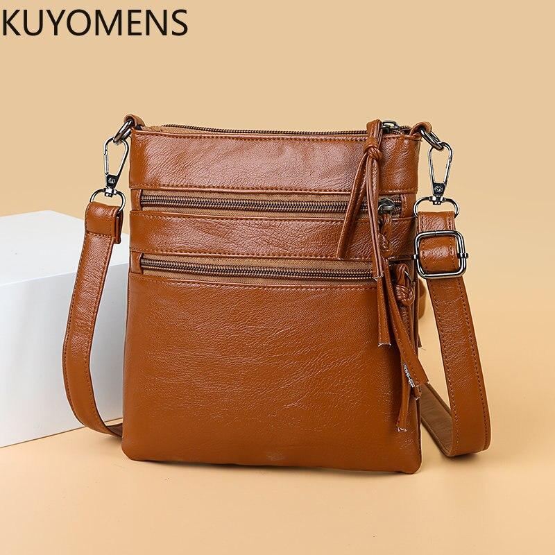 Buy Women'S Small Shoulder Bag Pu Leather Crossbody Bag Casual Women MultiLayer Messenger Bag